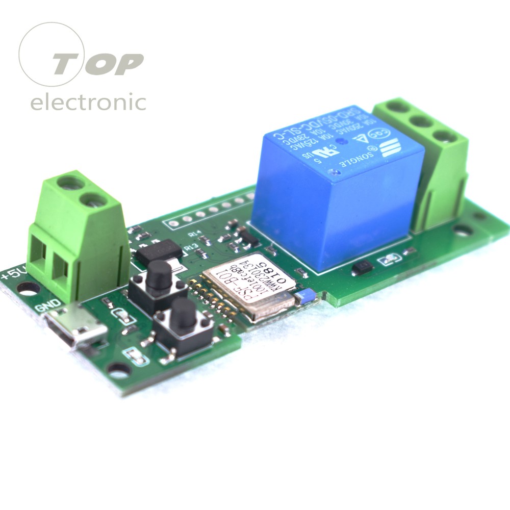 Smart WiFi Wireless Switch Relay Module DC5V Jog self-lock by APP Phone Control