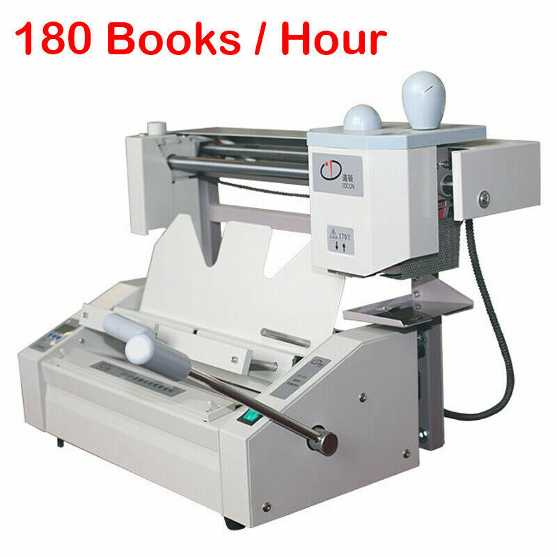 Wireless 110V Hot Melt Glue Book Binder – Upgraded Perfect Binding Machine