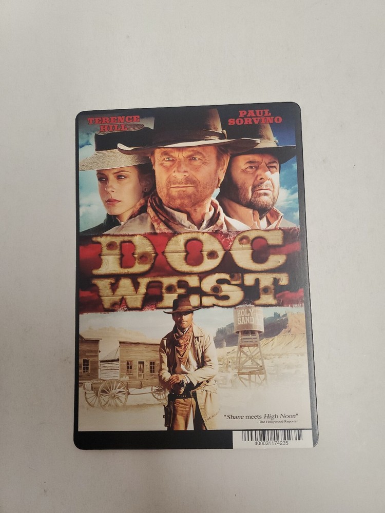 Doc West BLOCKBUSTER DVD BACKER CARD ONLY 5.5"X8"