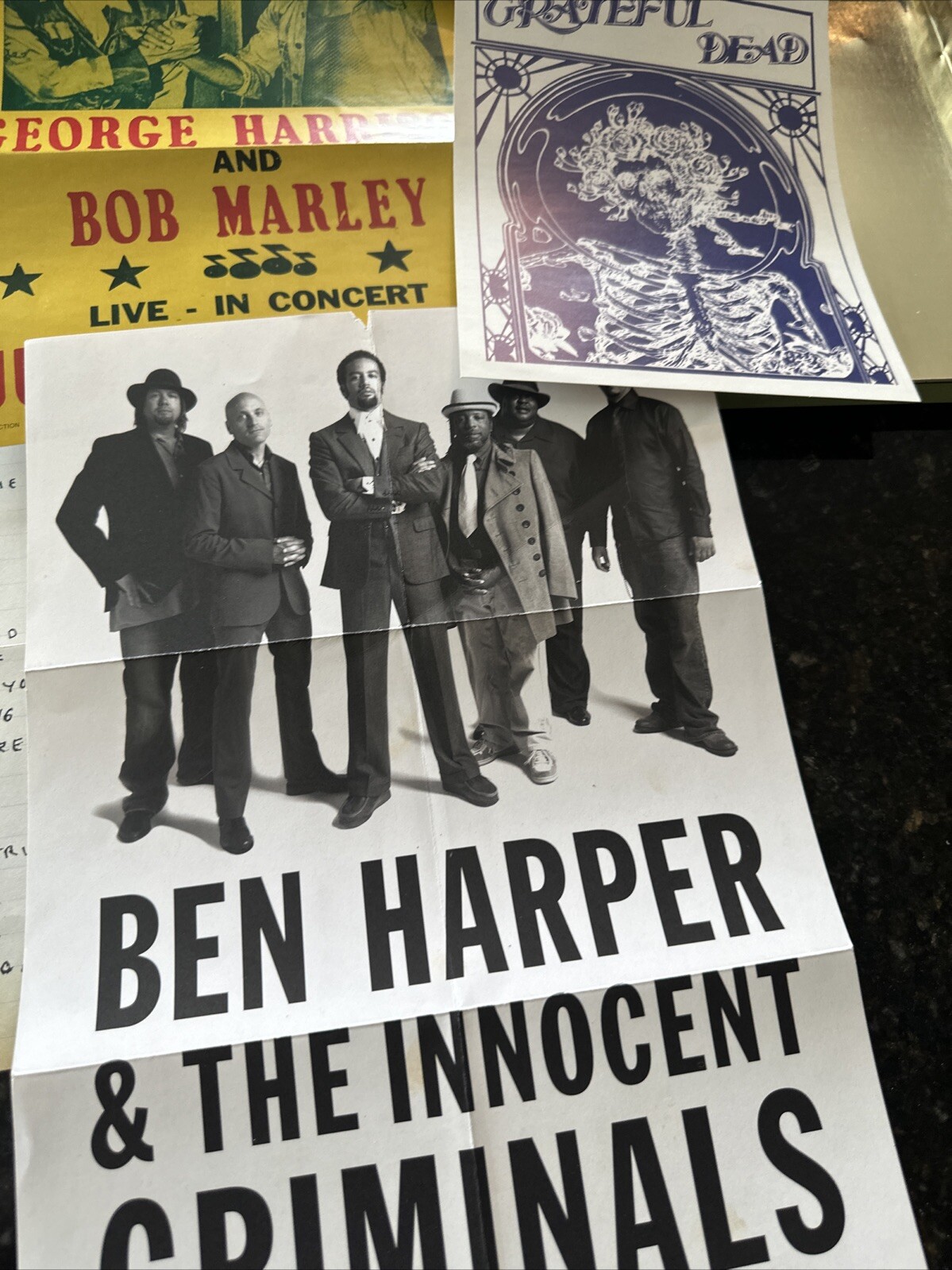 Bob Marley Reproduction Clippings, Notes & Other Clippings In Zen Tin