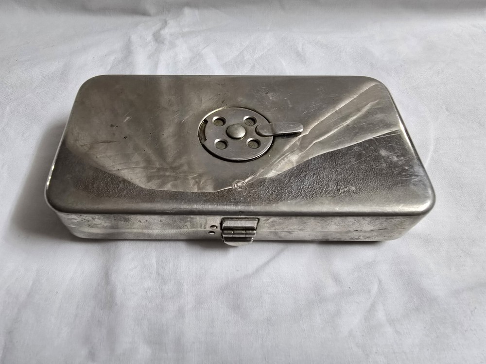 Vintage D.R.G.M. WWII Field Surgical Set Box Container Only. RARE