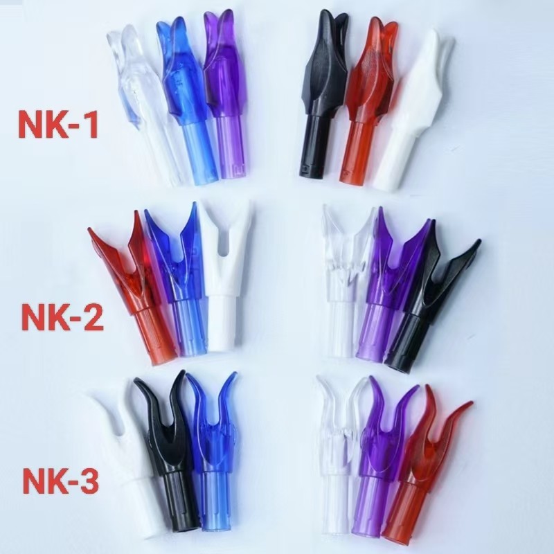 AF Archery NK Series High Visibility Replacement Arrow Nock 50/100 PCS