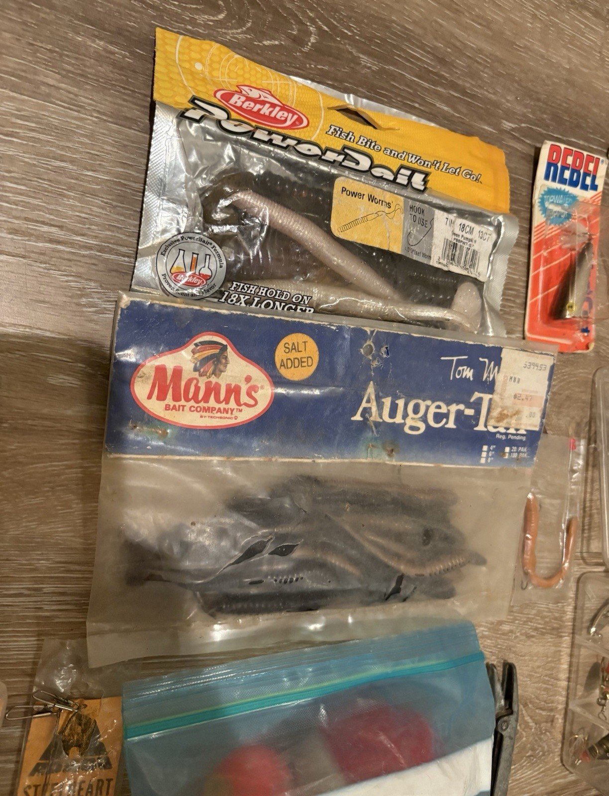 Fishing Bundle: Lures, Sinkers, Hooks, Bobbers, Tackle Box & Misc - Fast Ship!