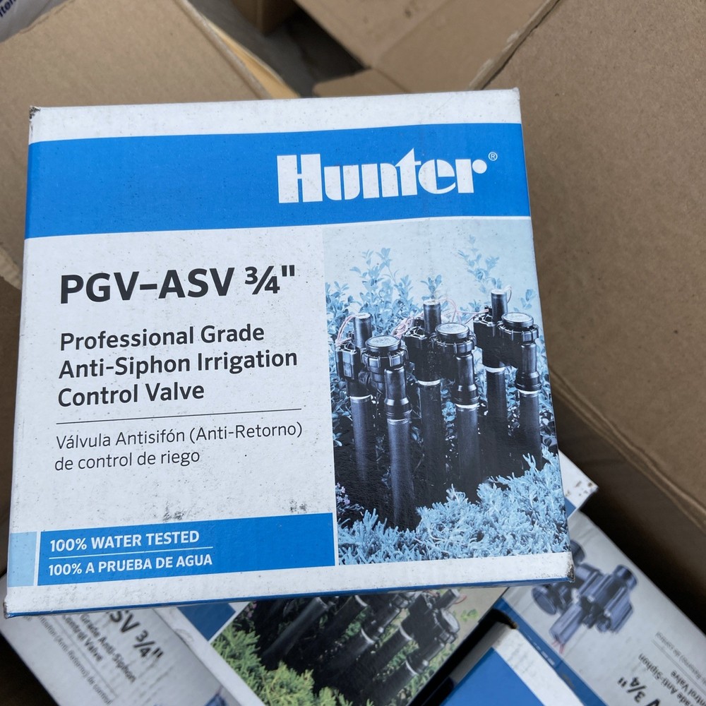 Hunter PGV-ASV Professional Grade 3/4" Anti-Siphon Irrigation Control Valve