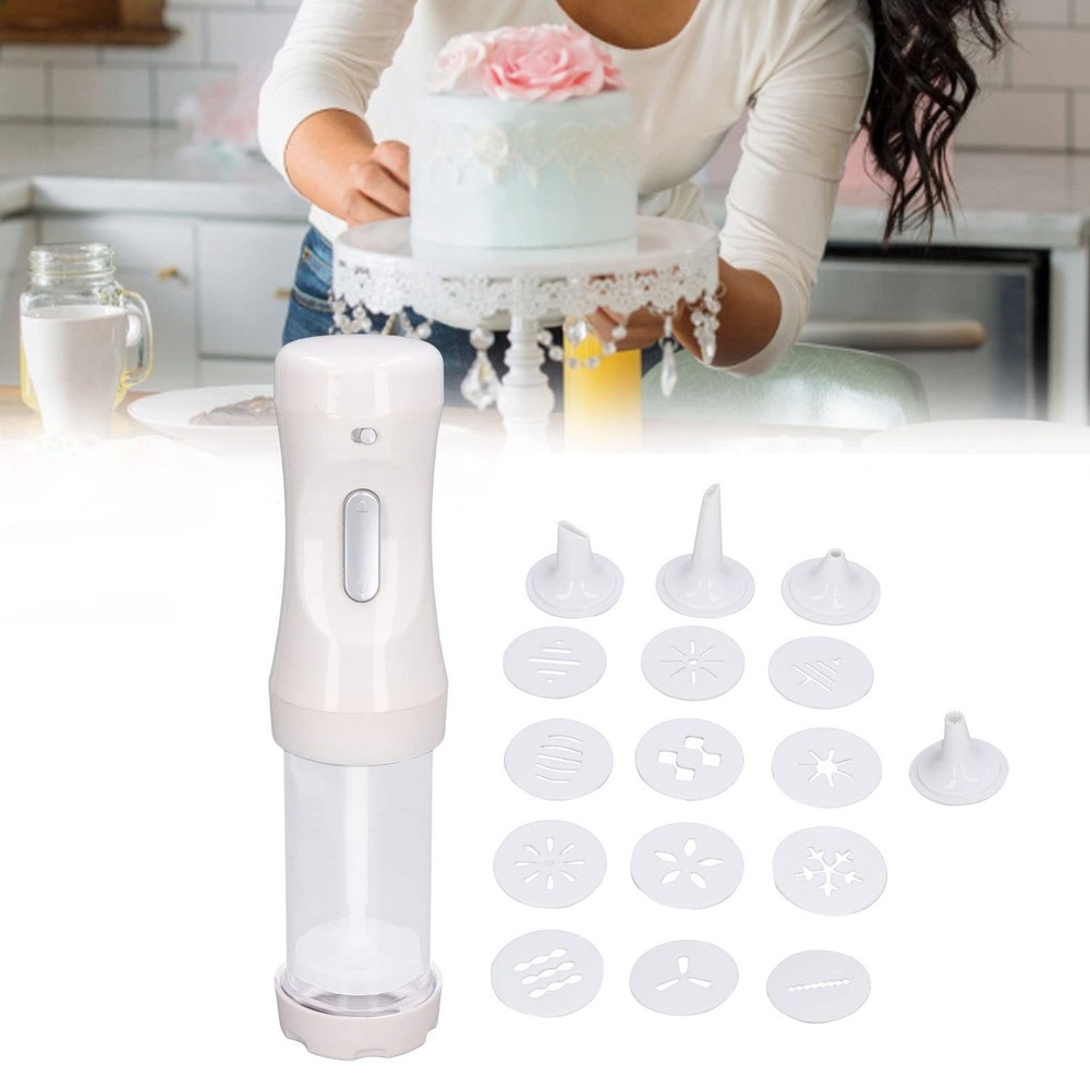 Tbest Cookie Press,Electric Nut Cookie Maker,Pastry Decorating Tool,Electric ...