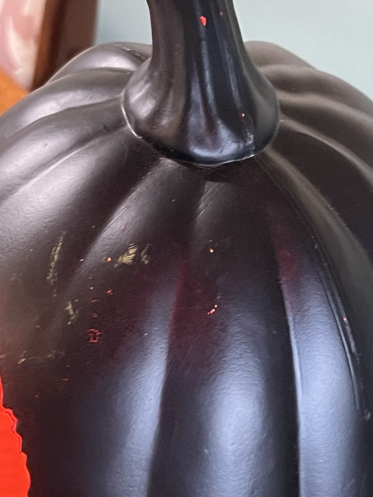 STAR WARS YODA PLASTIC MOLD PUMPKIN LIGHT UP - Preowned/used