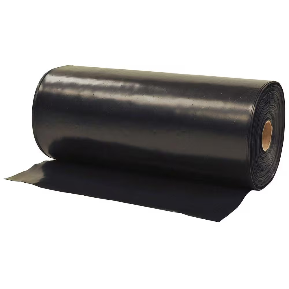 1 Ft. X 300 Ft. Black Flashing Plastic Sheeting