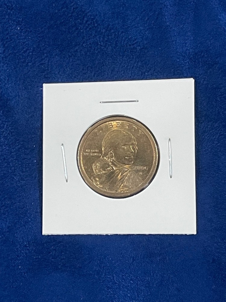 2000-D $1 Dollar Coin Speared Wounded Eagle Sacagawea