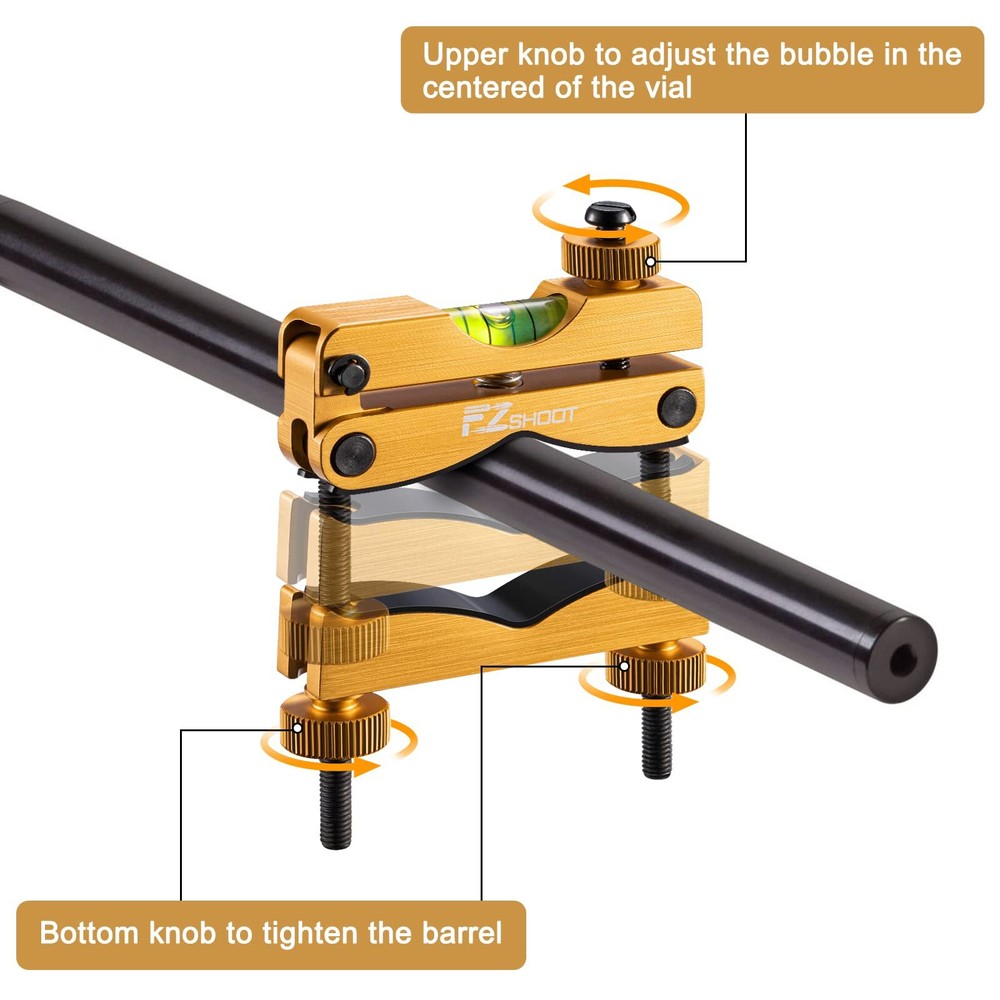 Scope Mounting Kit Universal Magnetic Rifle Scope Bubble Leveling Tool-Gunsmith