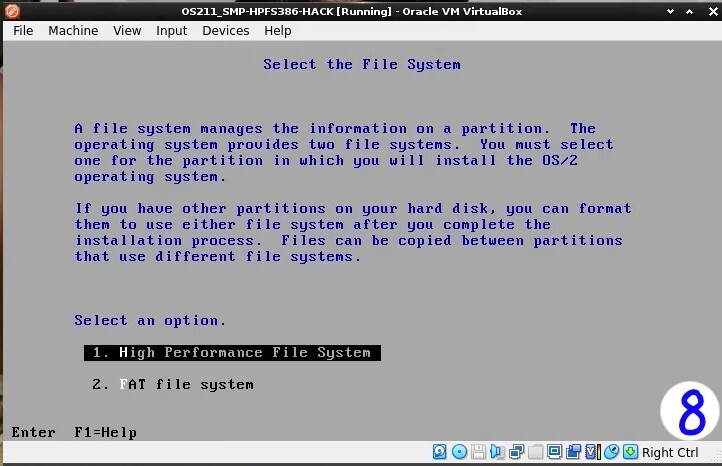 IBM OS/2 for Symmetrical Multiprocessing (SMP) v2.11 16 CPU/CORE kernel, HPFS386