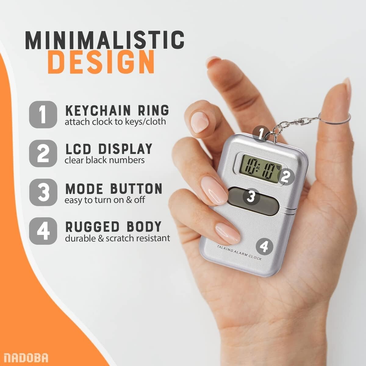 Talking Watches for The Blind - Talking Clock for Blind Elderly Talking Alarm