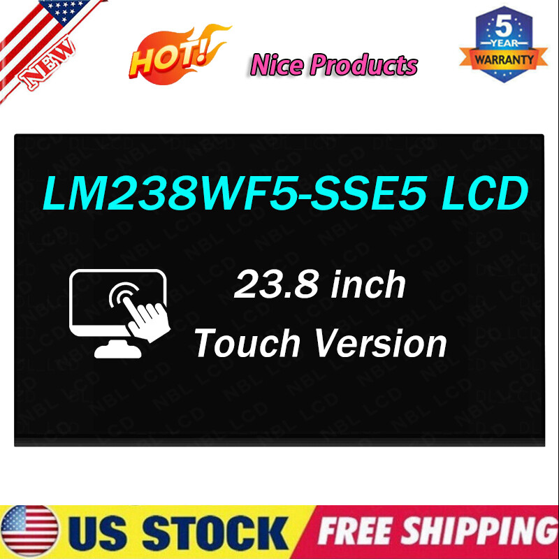 23.8" for HP 24-df0076 LCD Touch Screen Replacement Display Panel 1920×1080 US