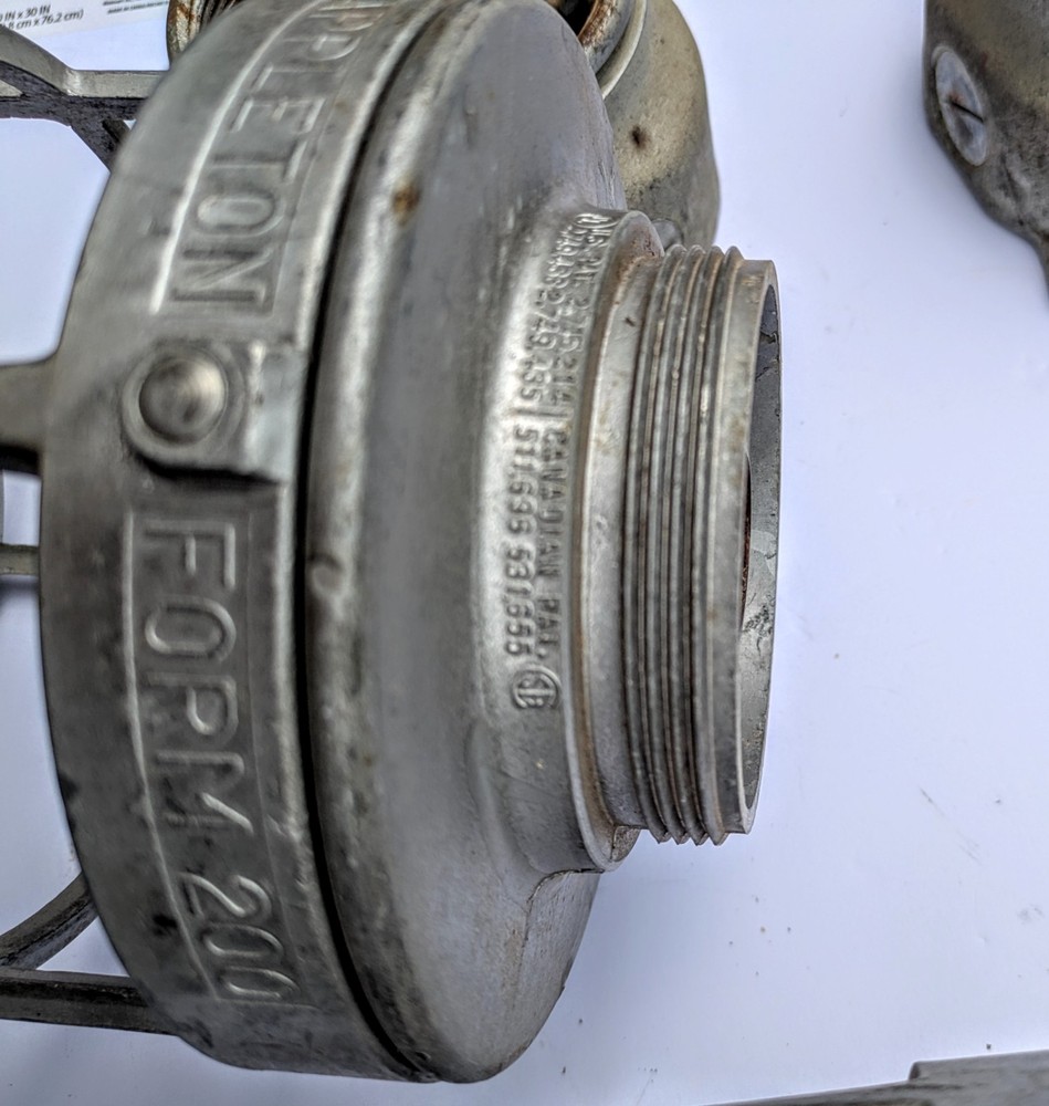 Two Vintage Appleton Form 200 , No Globes