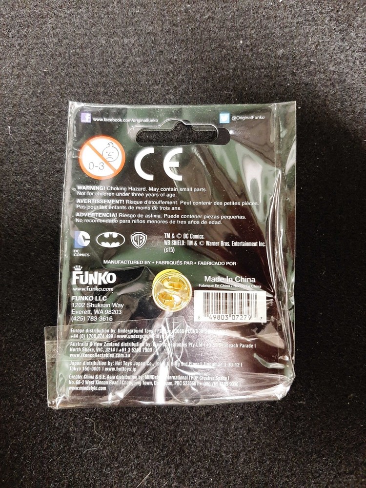 Batman DC Funko Pop Pin Sealed