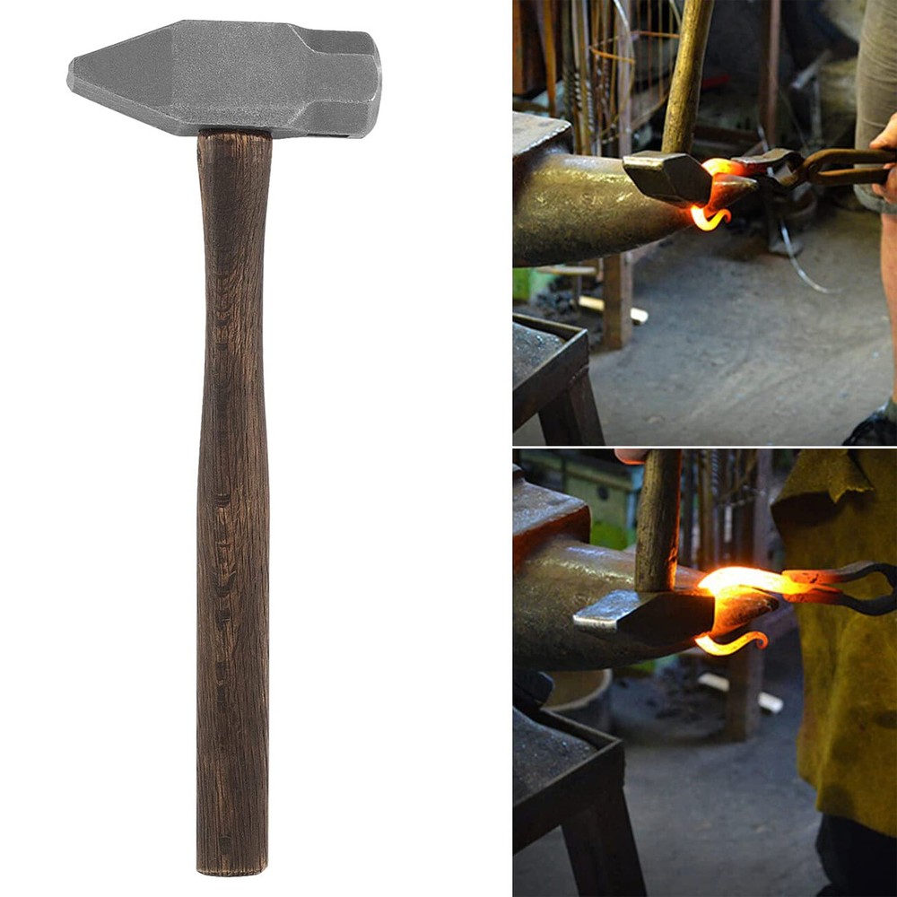 4 LB Blacksmith Forge Hammer For Knife Making Bladesmith Metal Forging Tool