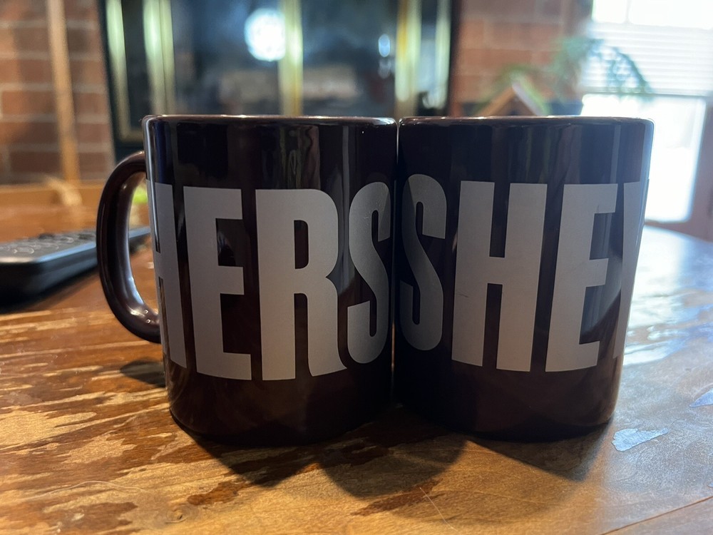 Vintage Hershey's Chocolate Dark Brown Mug (1)