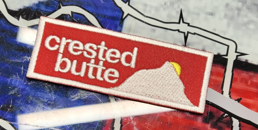 EMBROIDERED CRESTED BUTTE PATCH (Please Read Ad)