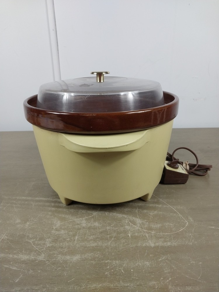 Vintage Rival Crock Pot Slow Cooker Server 3300/2 5 Quart TESTED