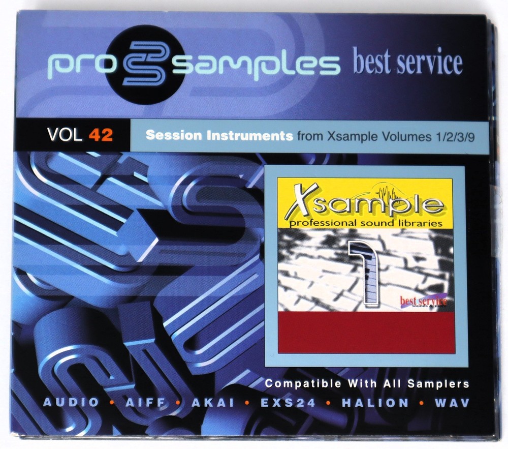 Best Service Pro Samples 42 Session Instruments Sample/Sound Library/Sampling CD