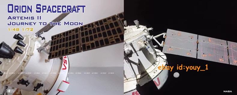 1/48/72 Artemis II Program Boeing Orion Manned Spacecraft 3D Finished Model