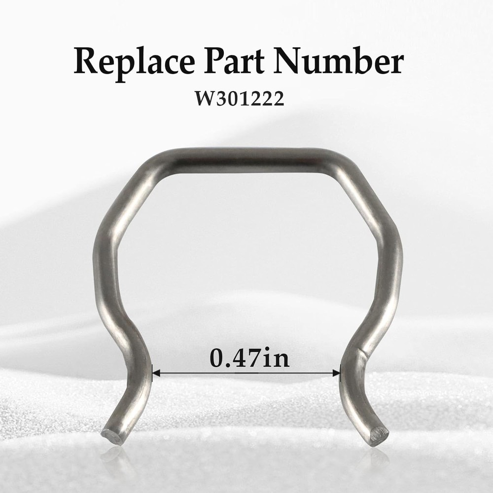 8 PCS Fuel Injector Connector Clips, Plug Retainer Clips Compatible Silver