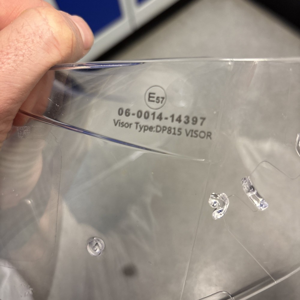 Frank Thomas DP815 Clear Visor Spare Motorcycle FT815 Replacement