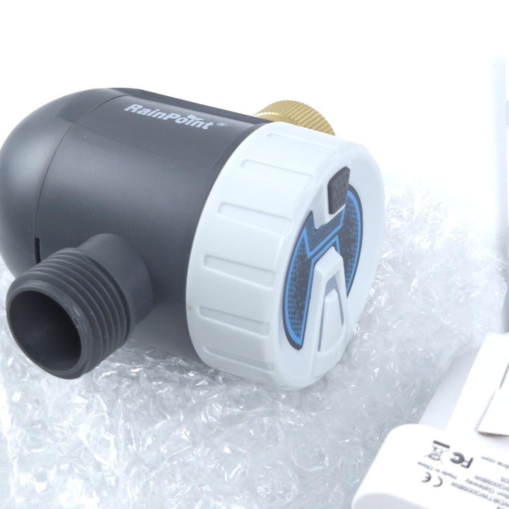 RAINPOINT TTV102B 1-Zone WiFi Irrigation Timer Water Timer Brass