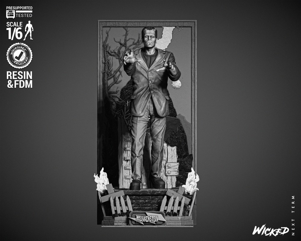 Frankenstein model kit unassembled unpainted see Description