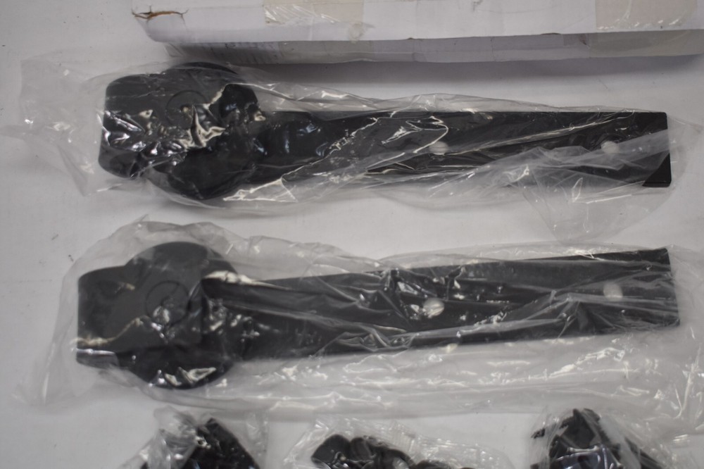 Black Rustic Extra Roller Set 2 Rollers w Hardware Classic Design Guide Kit