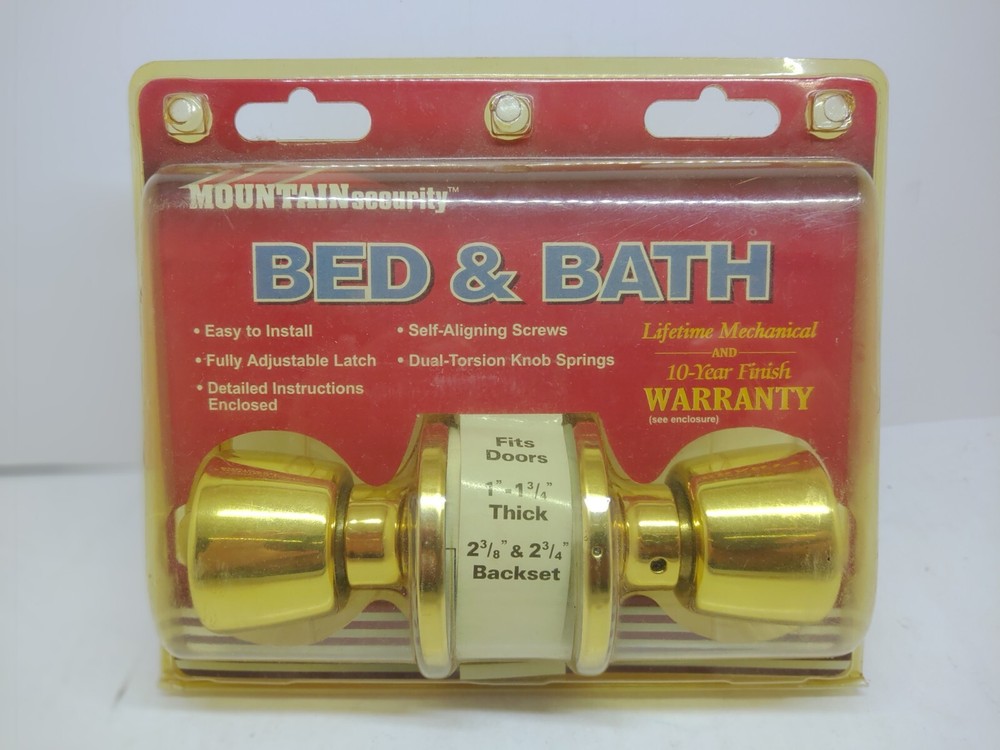 Mountain Security Bed and Bath Door Knob