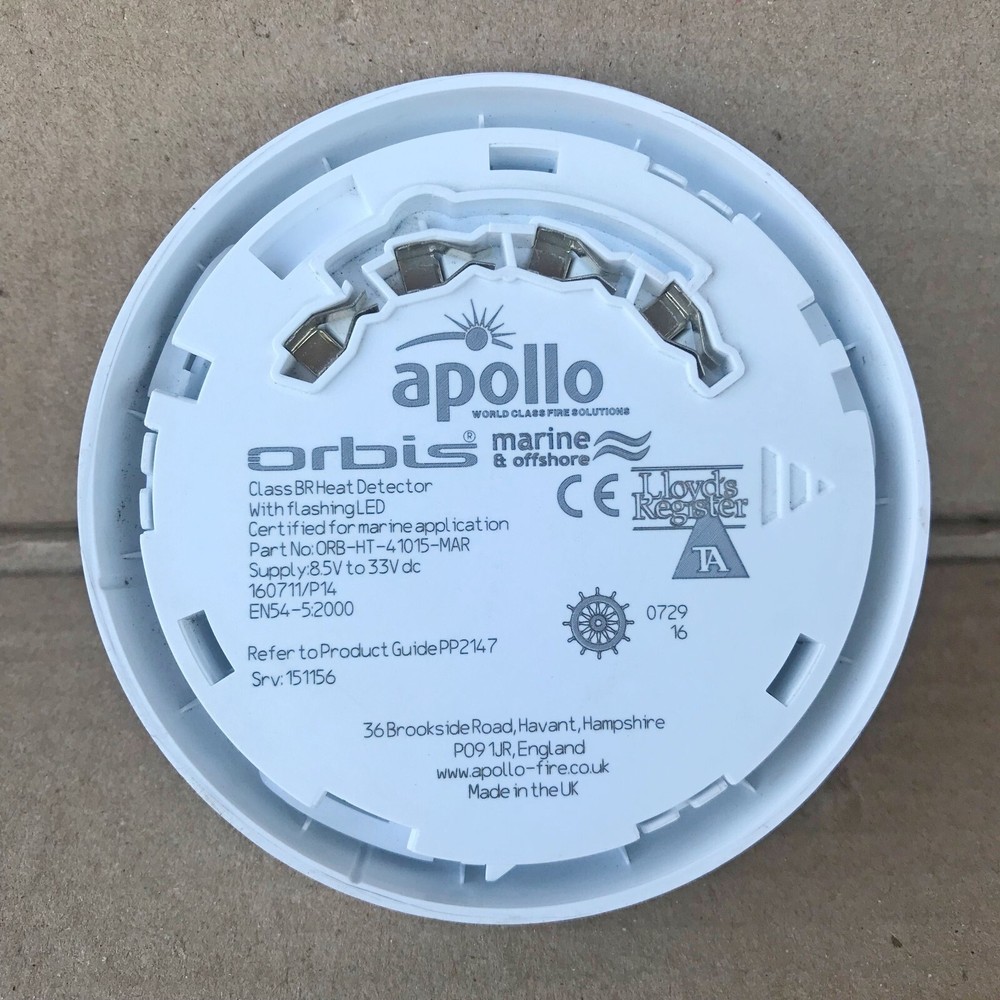 APOLLO ORB-HT-41015-MAR HEAT DETECTOR CLASS BR