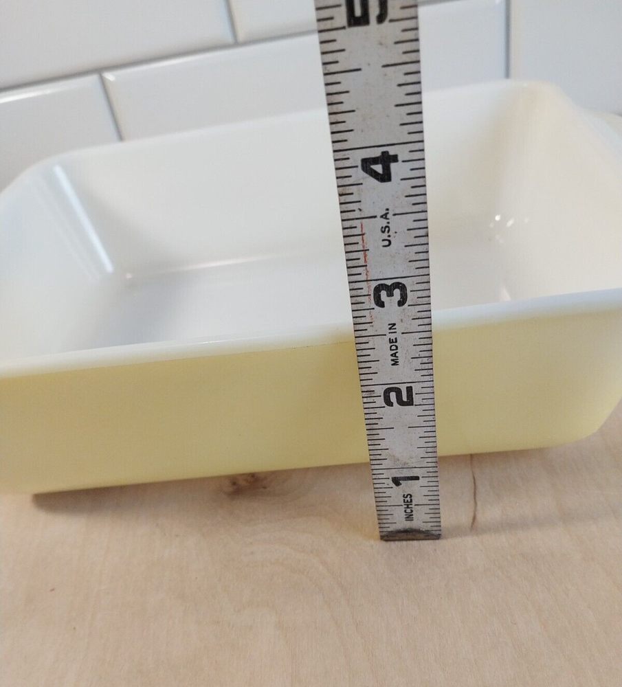 Vintage Pyrex ~Yellow Rectangle Casserole Baking Dish # 503-B