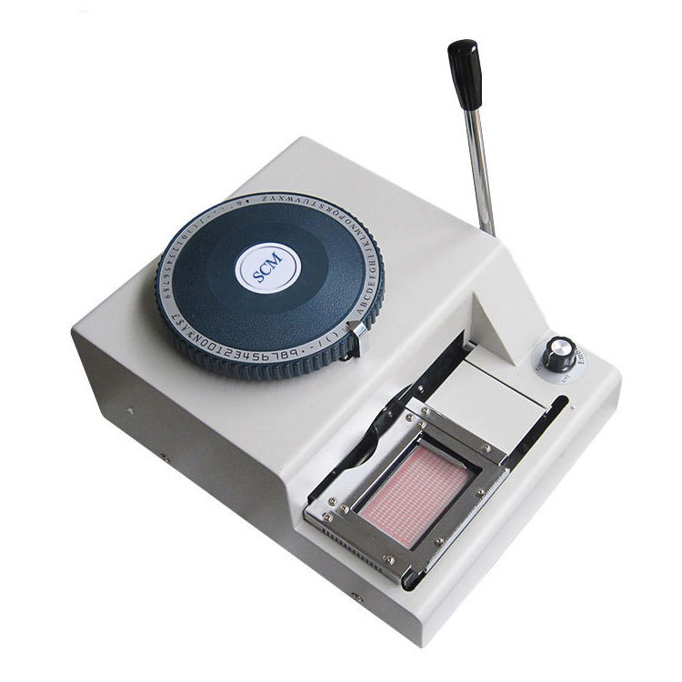 Braille Punching Machine PVC Card Pressure Code Coding Machine 70 Characters