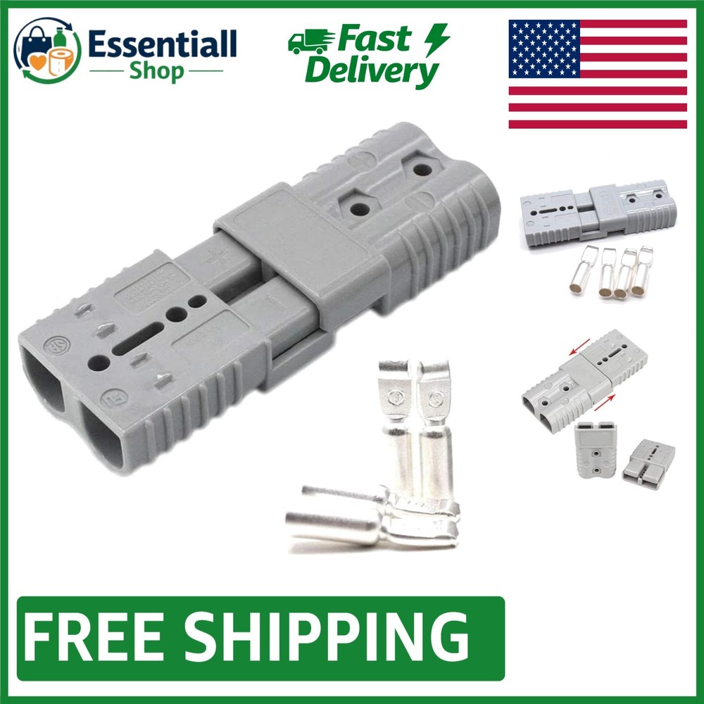 175A Heavy-Duty Quick Connect/Disconnect Electrical Plug for Recovery Systems