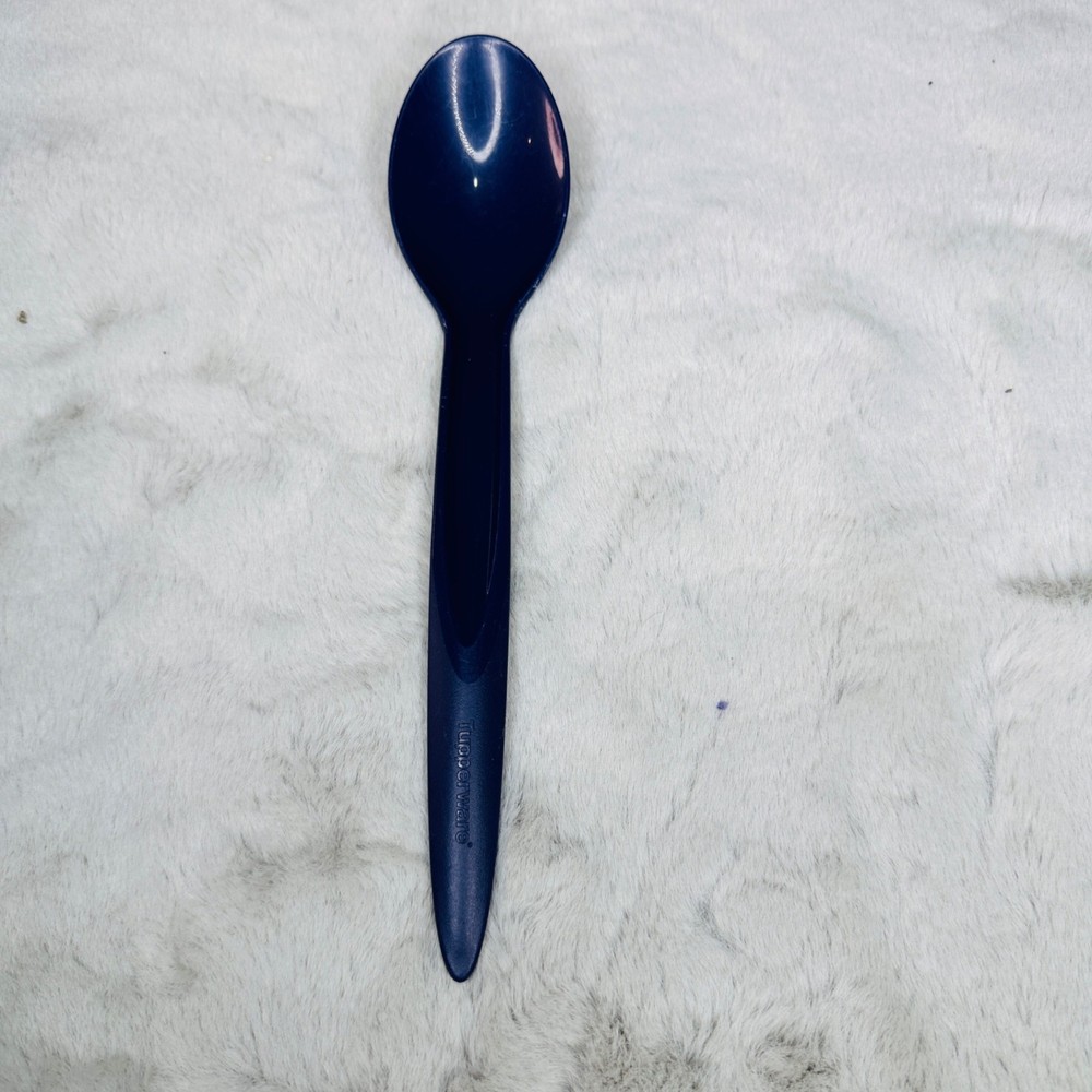 Tupperware Navy Blue Plastic Spoon 4960A-1