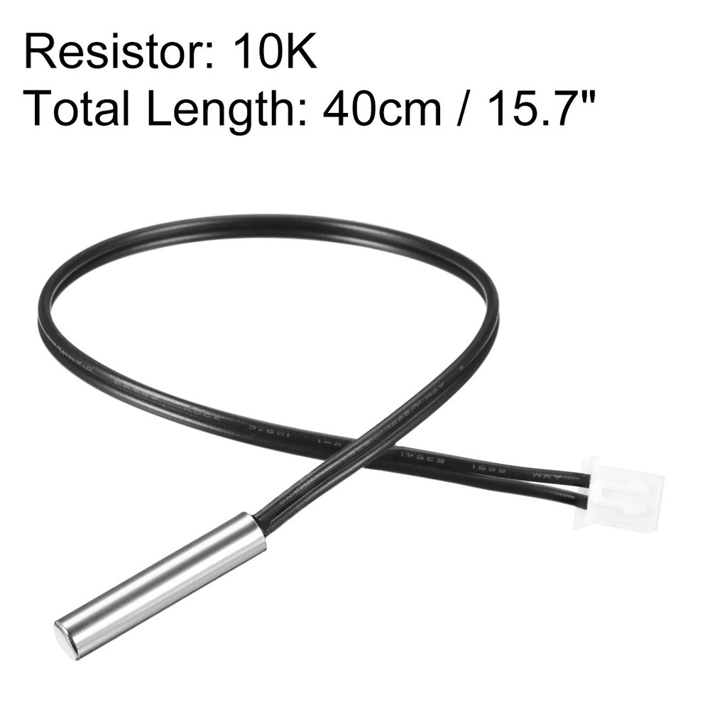 10K NTC Thermistor Probe 15.7 Inch Temperature Temp Sensor for Air Conditioner