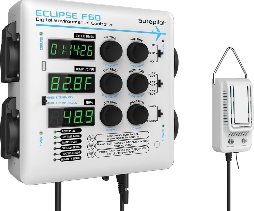 Autopilot APE4100 Eclipse F60 Digital Environmental Controller White *NEW*