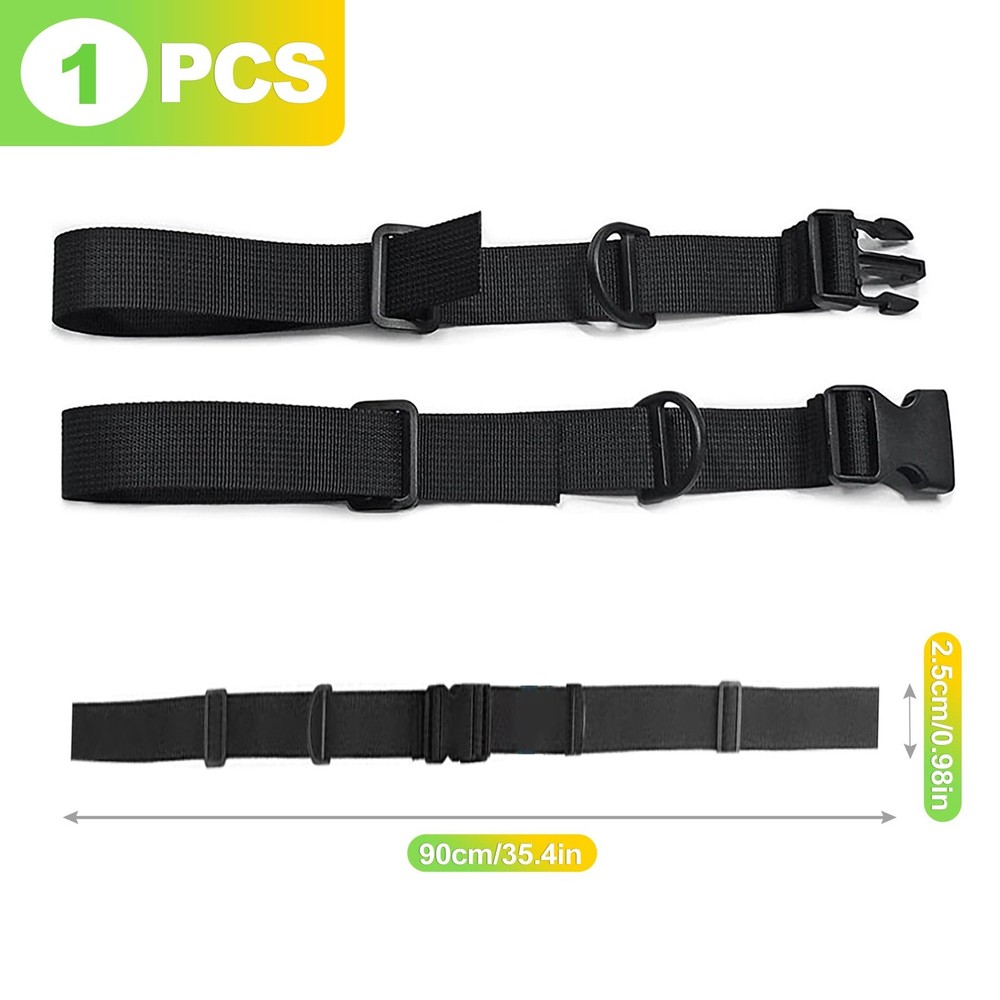 CeroDimo Adjustable Backpack Chest Strap Universal Sternum with black