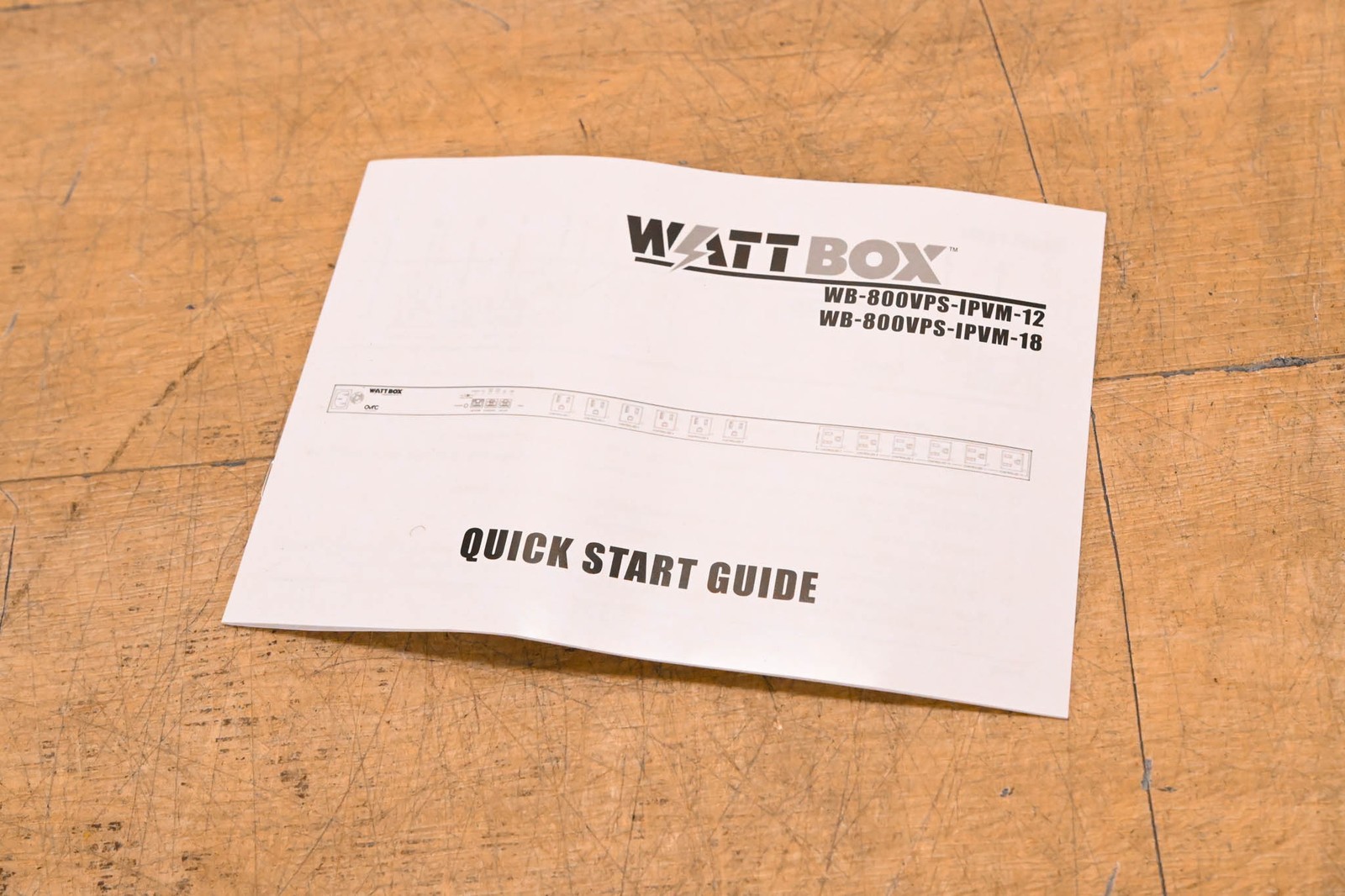 WattBox WB-800VPS-IPVM-12 Vertical IP Power Conditioner (12 Outlets) CG01UH7