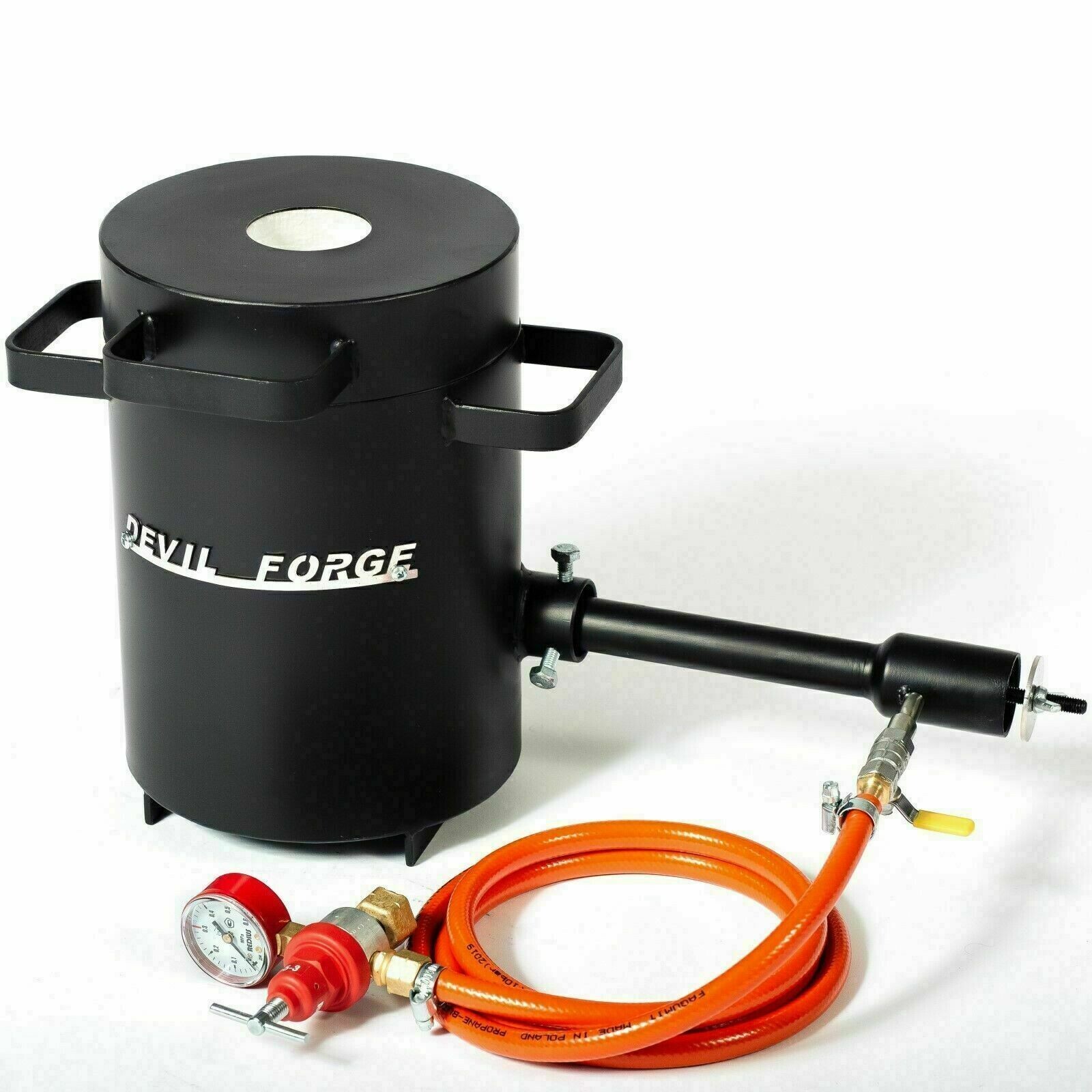 Gas Propane Furnace FB1Sb–4KG DEVIL-FORGE Foundry Kiln +Tongs,Crucible USA (NEW)