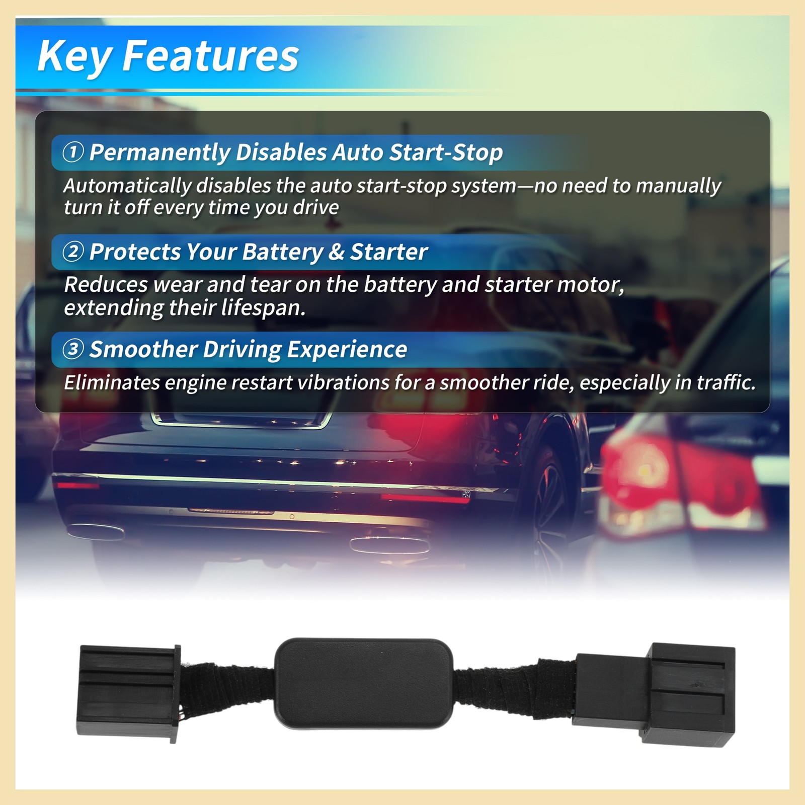 Auto Start Stop Eliminator for RAM 1500 2019-2025 Car Stop Start Eliminator