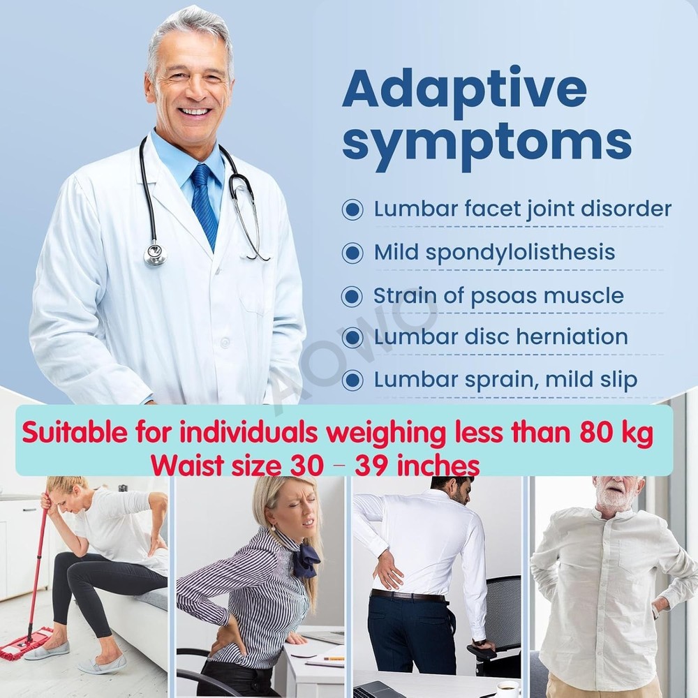 At-Home Lumbar Decompression System Save Clinic Physical Therapy Cost & Time