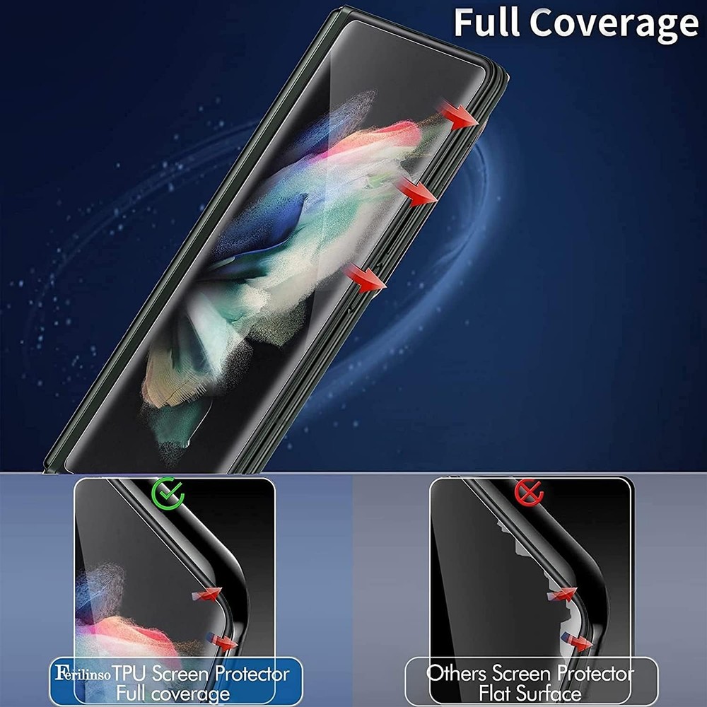 For Samsung Galaxy Z Fold 5 Screen Protector Anti-Scratch Bubble-Free 2 Sets