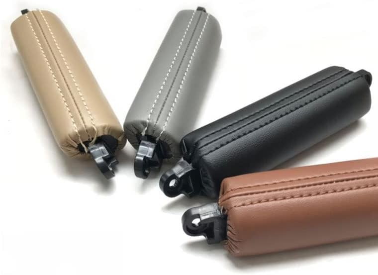 Interior Car Front Right Left Driver Door Leather Pull Handle Replacement Brown