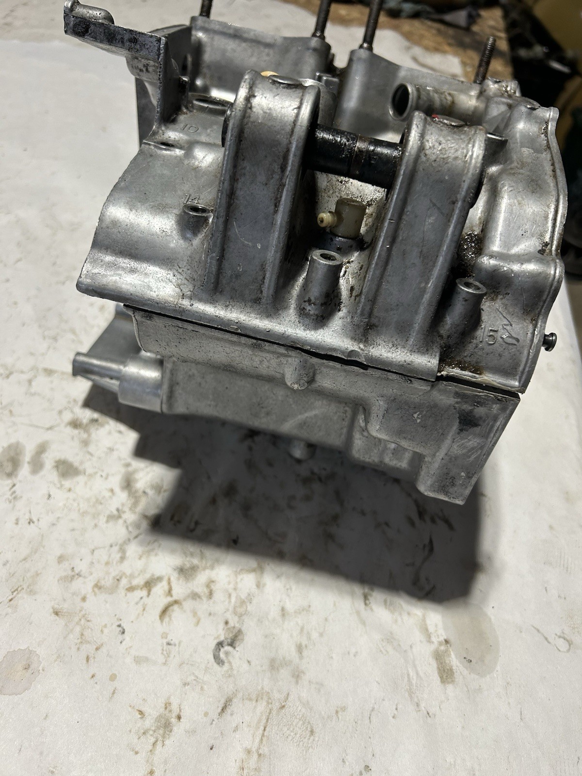 1987 - 2006 Yamaha Banshee Yfz350 Engine Motor Crankcase Bottom End Block Set