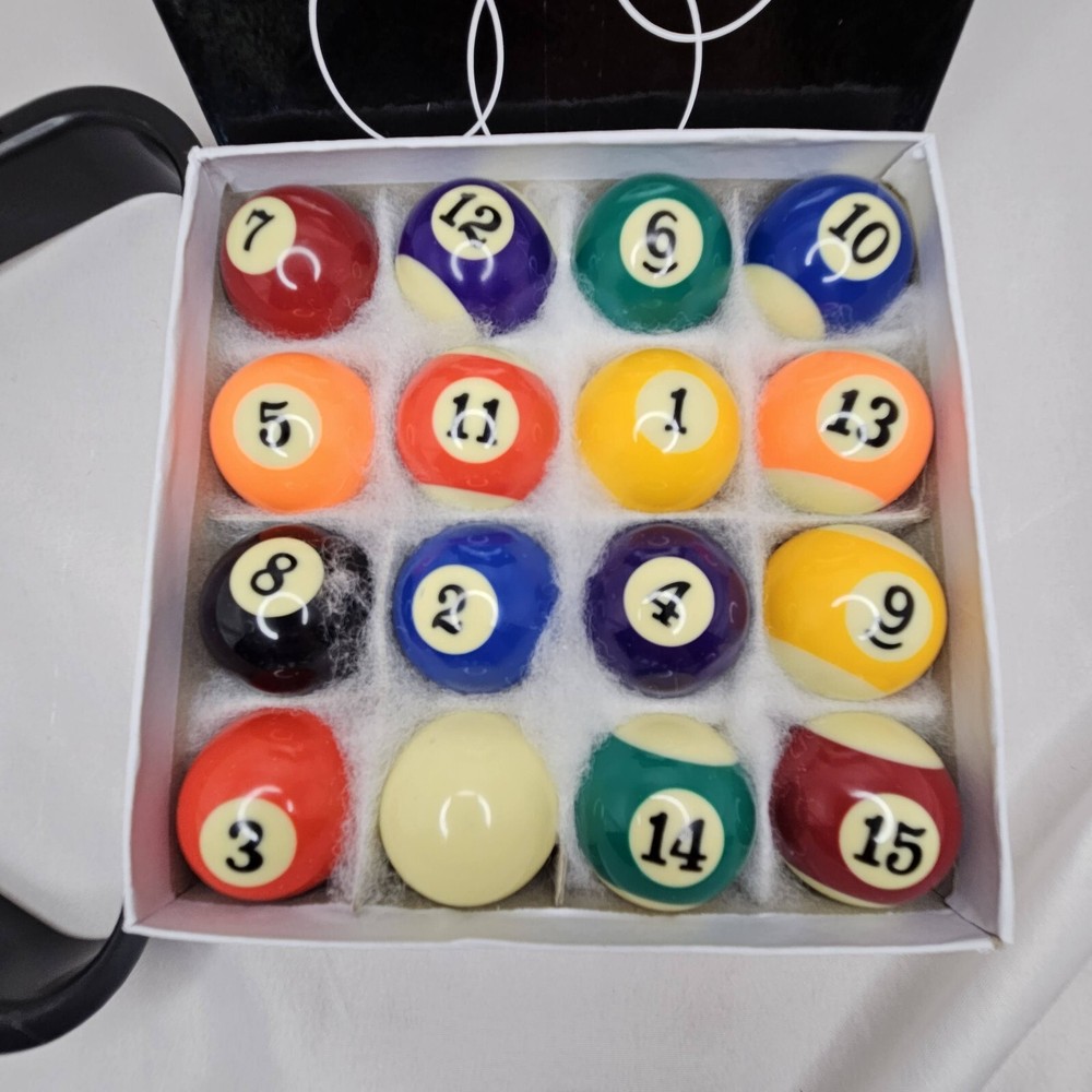 Mini Pool Balls And Triangle