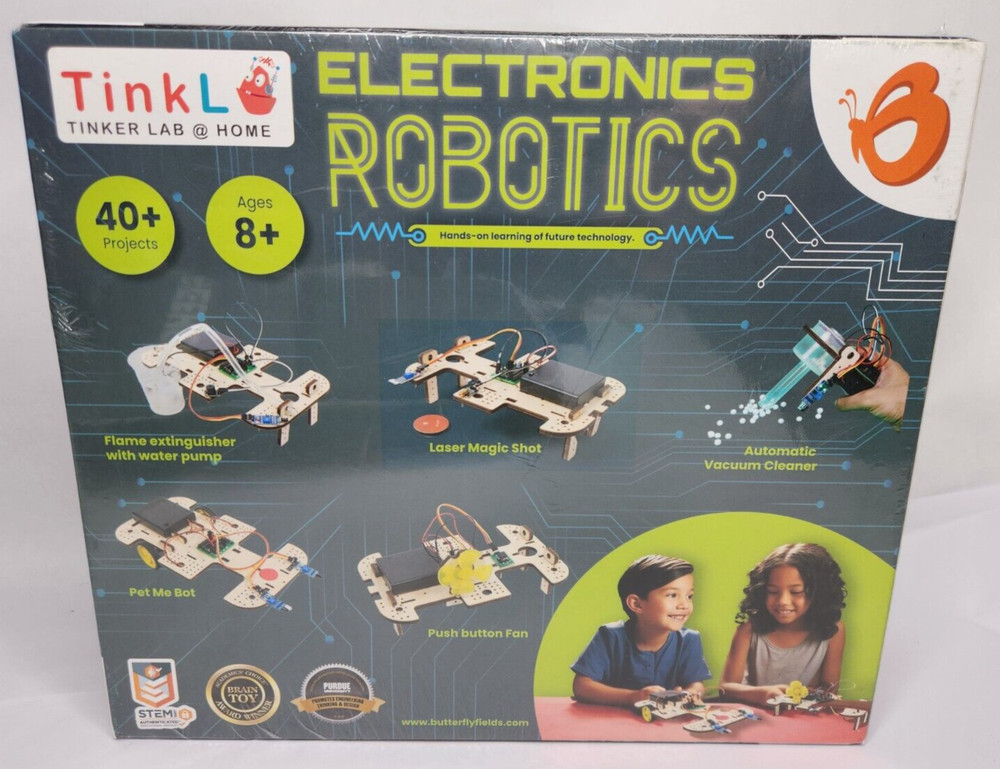 Butterflyedufields 40 In 1 Kit for Age 8+ DIY Robots & Electronics