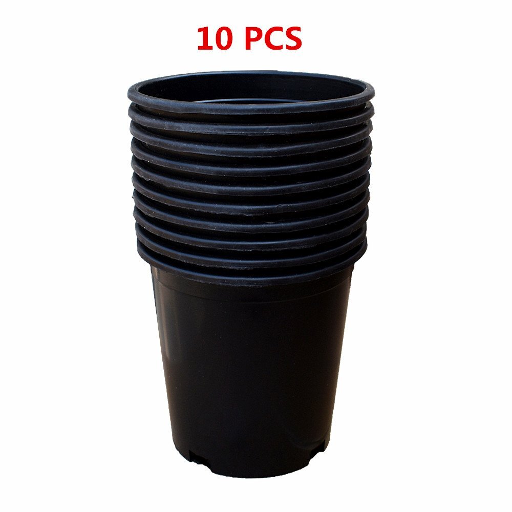 1/2/3/5/7/10/15/20 Gallon Plastic Nursery Pots Garden Plant Flower Pot Shears