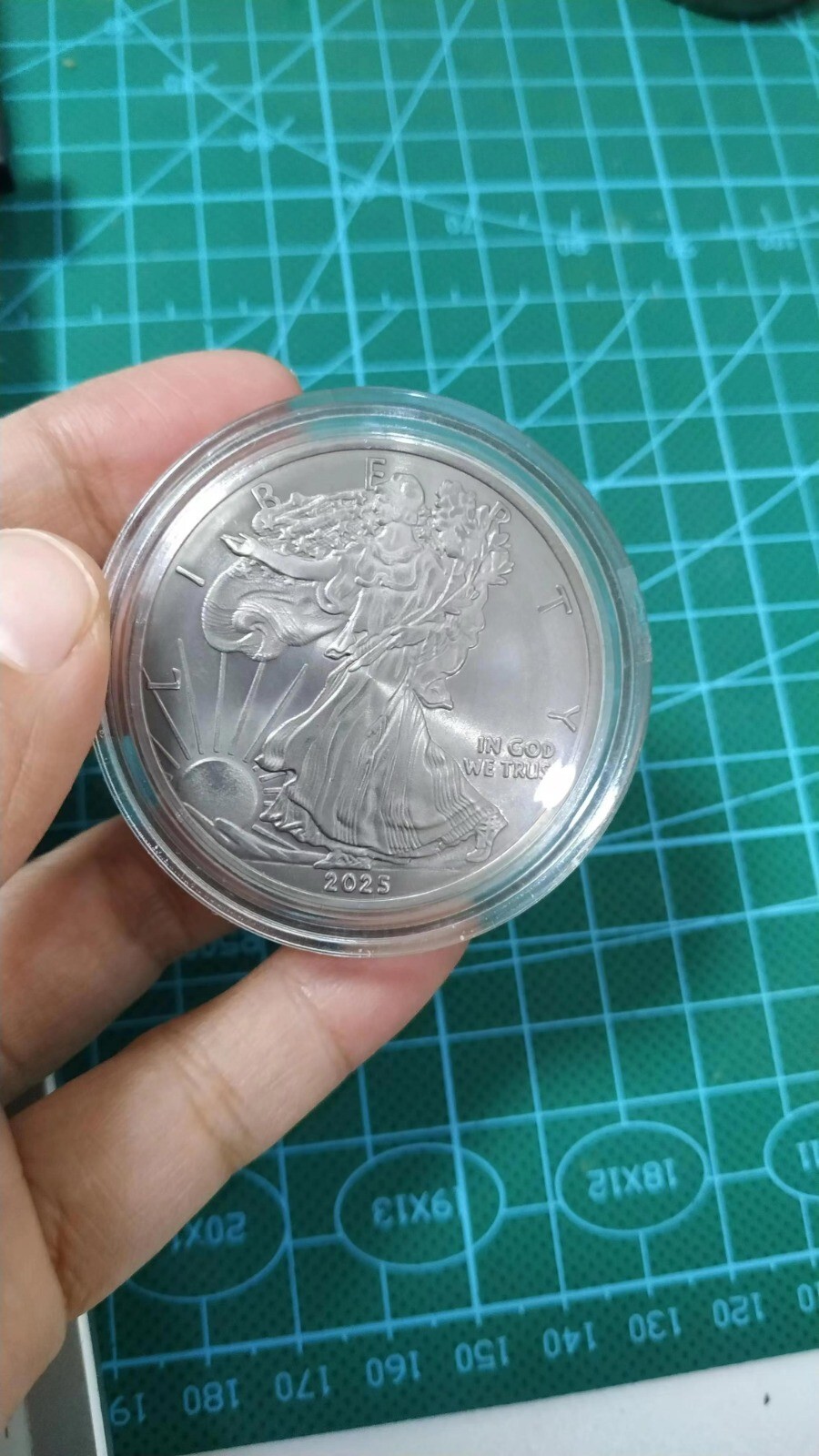 2025 American Eagle Liberty Walking Coin TROY OUNCE OZ .999 Pure TITANIUM Round