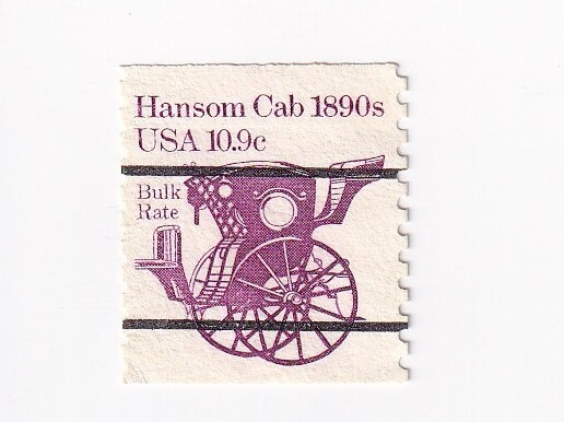 STAMP US SCOTT 1904a "Hanson Cab 1890's-Precancel" 10.9 CENT 1982 MNH